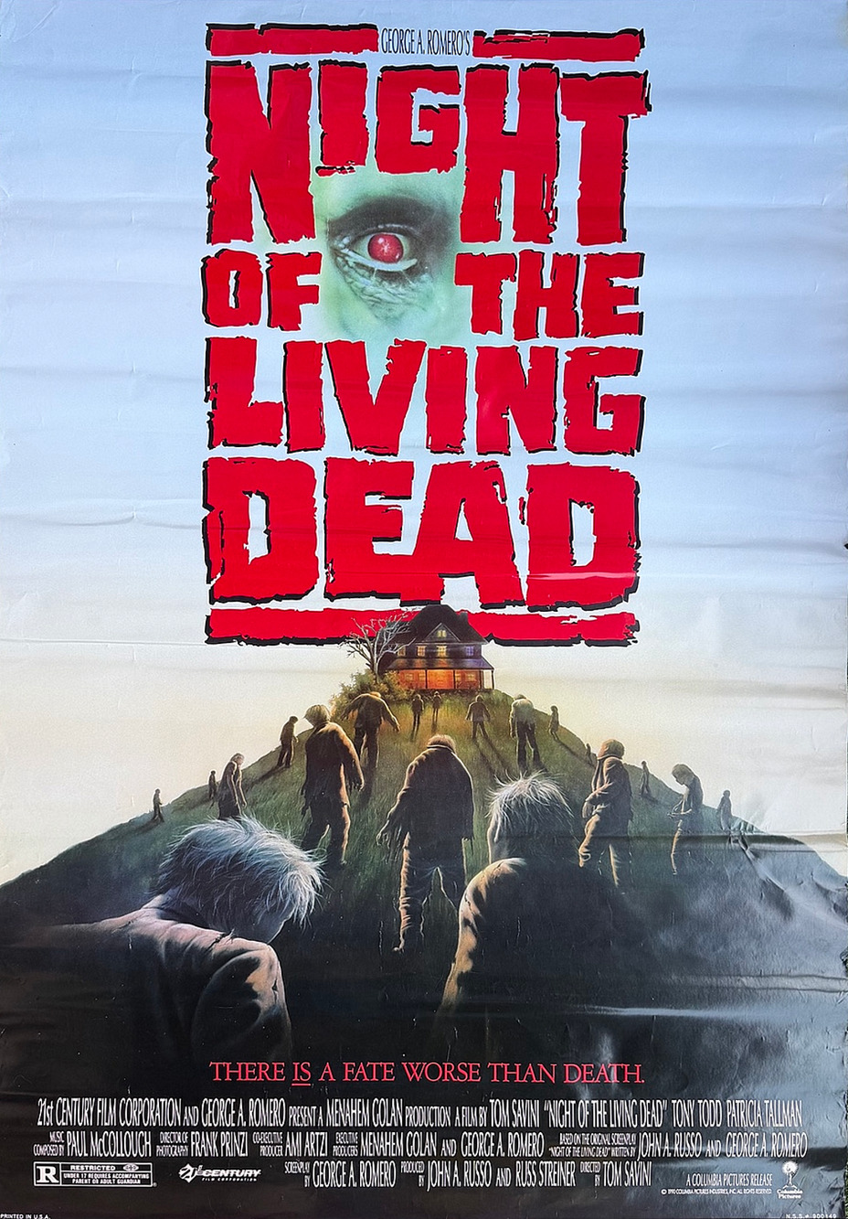Columbia Night of the Living Dead 1990 Original 27x40 Poster NSS 900149